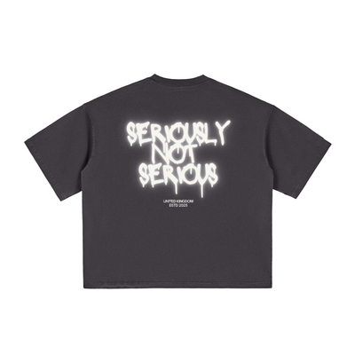 SERIOUSLY NOT SERIOUS Washed Boxy T-Shirt