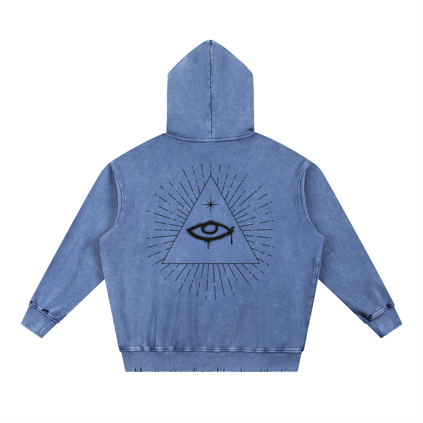 Eye of Providence Washed Heavyweight  Hoodie
