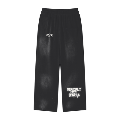 SERIOUSLY NOT SERIOUS Sunfade Loose Fit Cotton Sweatpants