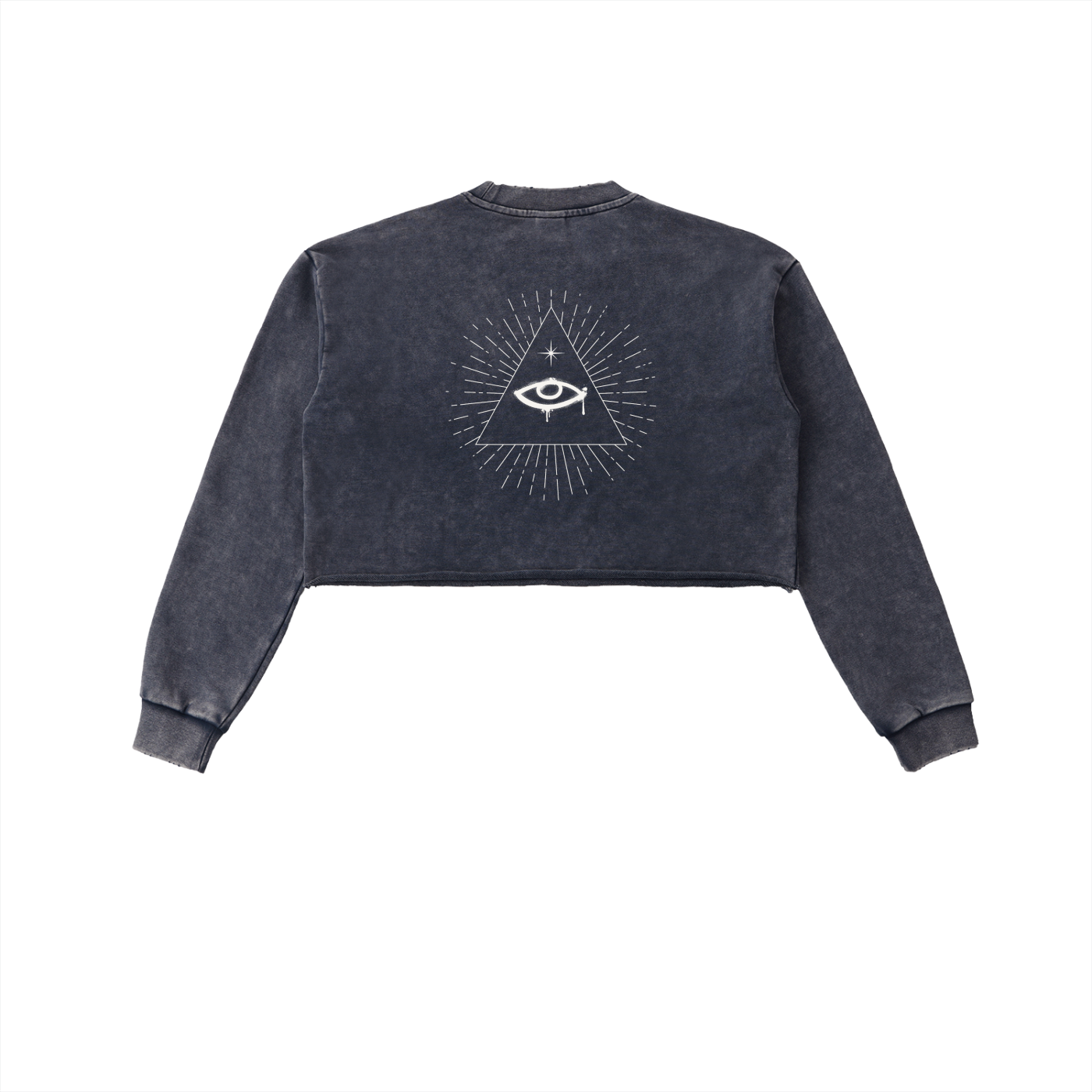Eye of Providence Cropped Sweatshirt